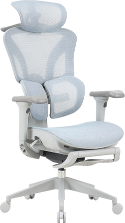 Крісло офісне OfficePro Elite OC950GLB Gray/Light Blue