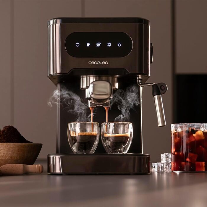 Еспресо-машина Cecotec Power Espresso 20 Coldbrew: еспресо, капучино, кава холодного типу, 20 бар, професійна якість для дому