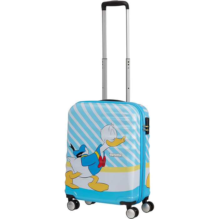 Валіза American Tourister Wavebreaker Disney Spinner 55 см, 36 л, Дональд Дак, мультиколір