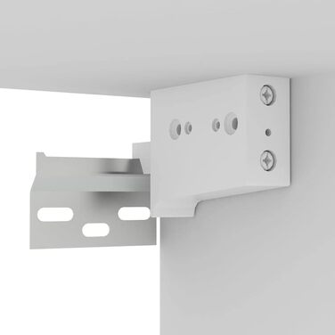 vidaXL шафа для взуття з 5 відділеннями, біла, 31,5x35x70 см, деревостружкова плита, навісний стелаж для зберігання взуття