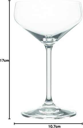 Набір кришталевих склянок для води та коктейлів Spiegelau Style, 340 мл, 4 шт, 4670184, стійкі до миття в посудомийній машині