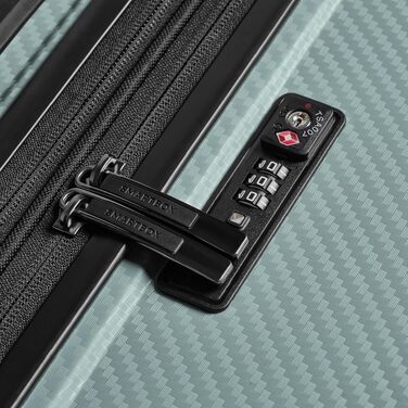 Валіза Smartbox Koffer M розширена 66 см, місткість 71–80 л, легкий дорожній тролей на 4 колесах з поліпропілену, TSA замок, м'ятний колір (Edition 01)