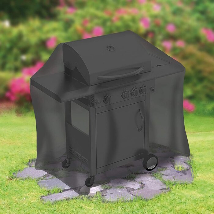 Чохол для газового гриля tepro Universal середній, чорний, 65x130x100 см