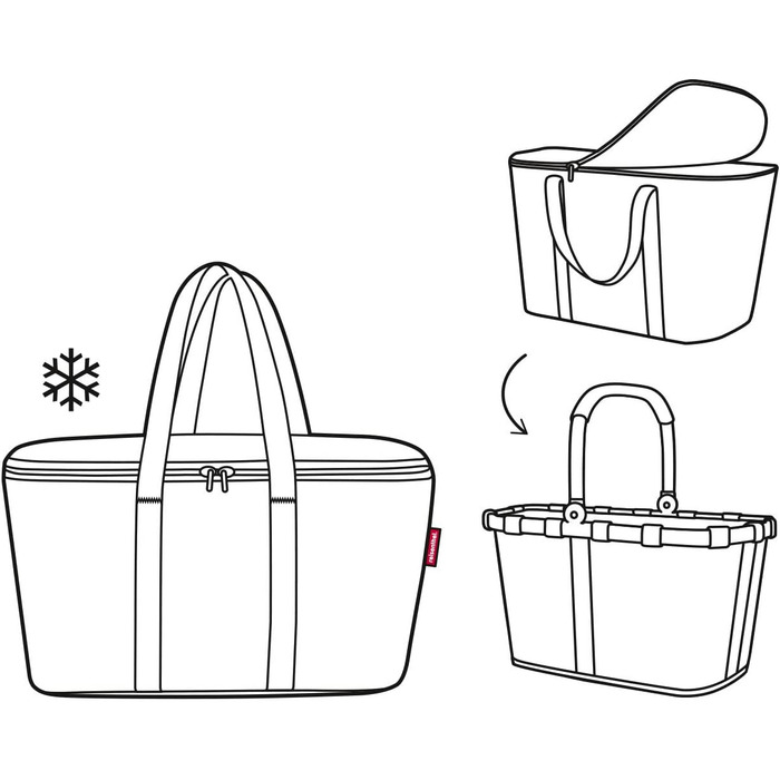 Термосумка-холодильник Reisenthel Coolerbag для продуктів, ізотермічна сумка для збереження холоду