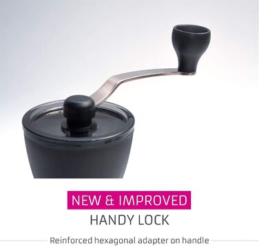 Кавомолка Hario Mini Mühle Slim Plus чорного кольору