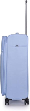 Валіза Stratic Light+ L 79 см, світло-блакитна, легка, пластикова, на колесах