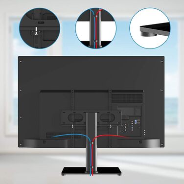 Підставка для телевізора Suptek, поворотна, для екранів LED/OLED, 26-55 дюймів, до 50 кг, VESA 400x400 мм, TS202