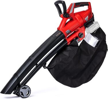 Einhell GE-CL 36 Li E-Solo Акумуляторний пилосос-повітродувка Power X-Change (2x18V, 210 км/год, безщітковий мотор, 45л мішок, ремінь, без акумулятора та зарядного пристрою)