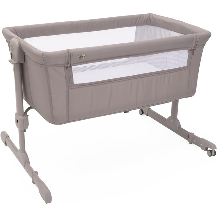Дитяче ліжко-гойдалка Chicco Next2Me Essential, біле (Dove), 0-6 місяців, з матрацом та сумкою