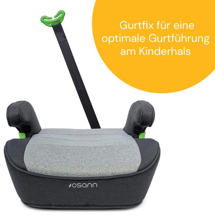 Автокрісло Osann Lux Isofix (126-150 см) Universe Grey i-Size - Підвищення з Isofix, зручне та безпечне для дітей