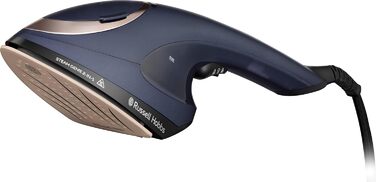 Праска Russell Hobbs Steam Genie 2-в-1: праска + відпарювач (1700W, 20г/хв, для одягу, штор, м'яких меблів, термостійка сумка)
