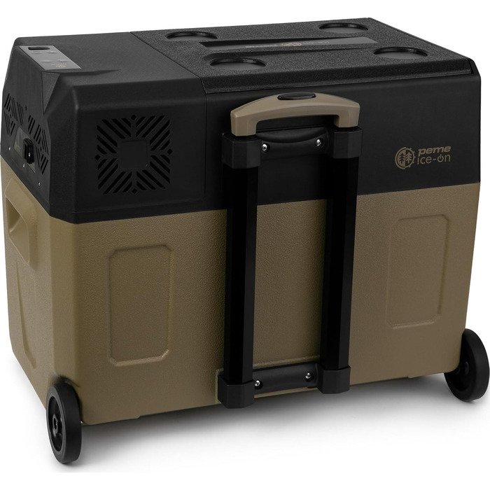 Автомобільний компресорний холодильник Peme Expedition XL Storm Sand 27/39L: Електричний, для авто, кемпінгу, з підігрівом та функцією морозильної камери (12/24V, 220-240V)