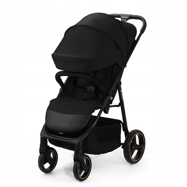 Легкий прогулянковий візок Kinderkraft TRIG 3, до 22 кг, чорний