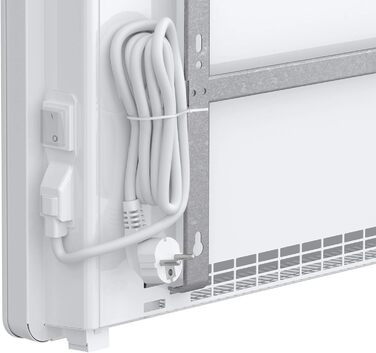 Електричний конвектор AEG WKL 1505, 1500 Вт, енергоощадний, для 20 м², LCD-дисплей, таймер, білий, металевий корпус