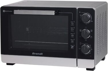 Міні-піч Brandt FC405MS: компактна, 40 л, 2100 Вт, 5 режимів, рівномірне приготування, сірий колір