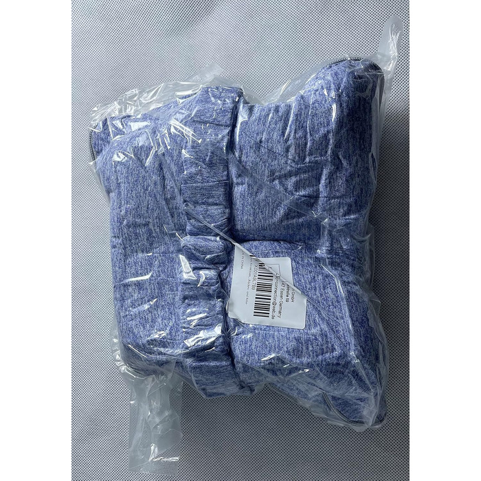 Ортопедична подушка між колін для сну на боці з ефектом пам'яті (Memory Foam) та фіксацією — для підтримки спини, стегон та при ішіасі