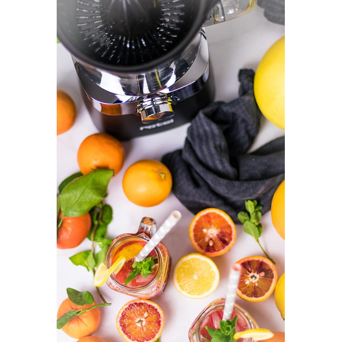 Кухонний комбайн Rotel 1436550, мультифункціональний, електричний подрібнювач, міксер, терка, цитрус-прес, нержавіюча сталь, пластик, чорний, 38,5x24,6x11,9 см