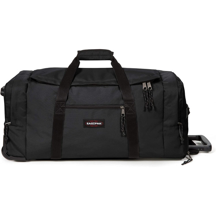 Дорожня сумка Eastpak Leatherface M+ 69 л, чорна, 68.5×32.5×34.5 см