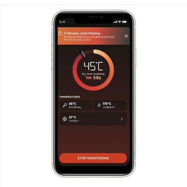 Бездротовий термометр Ninja ProChef для приготування їжі, гриля та Air Fry, Bluetooth, 50м, водонепроникний, WP100EU