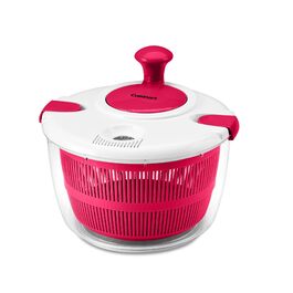 Салатниця-сушарка Cuisinart CTG-00-SAS велика, 5 л, червона - для миття, віджимання та сушіння салату, фруктів та овочів