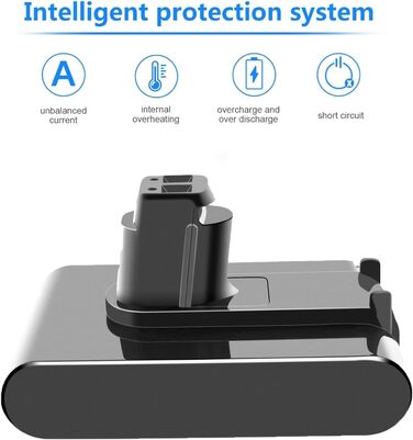 Акумулятор Bonadget 5000mAh для пилососа Dyson DC31/DC34/DC35/DC44 Тип A, замінний акумулятор 917083-01