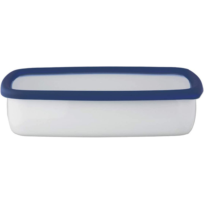 Емальований контейнер HoneyWare CLASSIC LINE з кришкою, 3 л, плоский, термостійкий до 400°C, підходить для всіх типів плит, духовки та гриля, для зберігання їжі та приготування страв