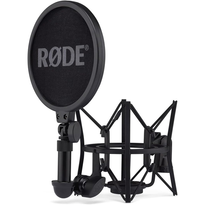 Студійний мікрофон Rode NT1 5-го покоління XLR/USB чорний з поп-фільтром keepdrum WS2