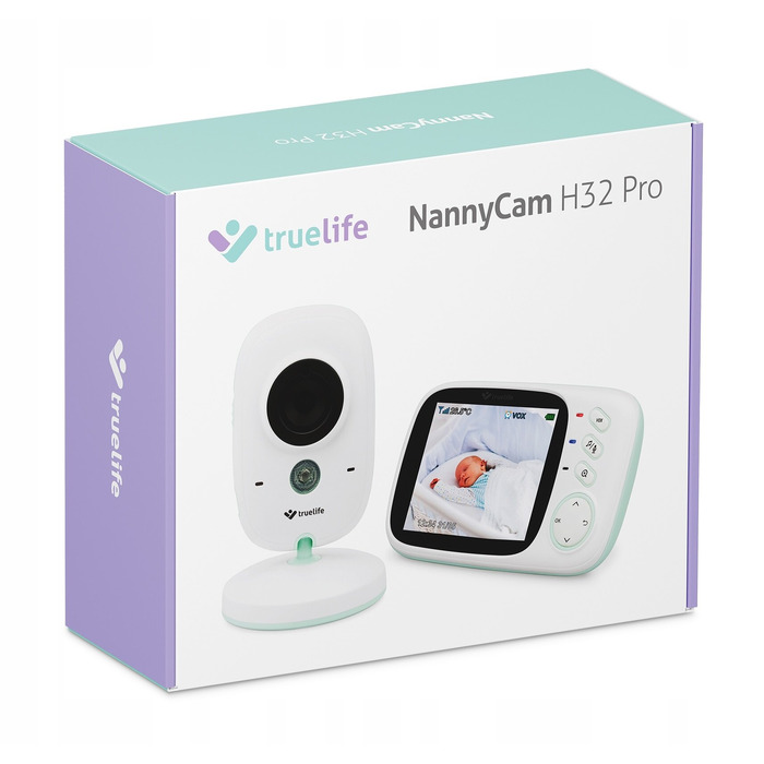 Відеоняня TrueLife NannyCam H32 Pro: LCD-дисплей 3,2” IPS, 20fps