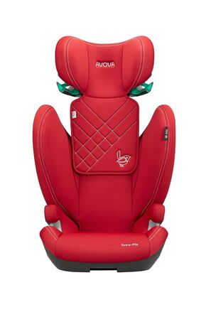 Дитяче автокрісло AVOVA Sora-Fix Maple Red, 100-150 см, 4-12 років, з Isofix, бустер-сидіння