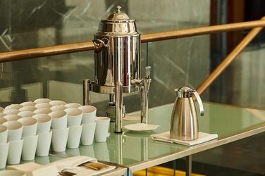 Термос-графін Topkapi Gastro 1,5 л, нержавійка, сріблястий, краплезахист, для гастрономії та кейтерингу