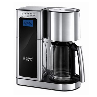 Тостер Russell Hobbs Elegance Glas/Нержавіюча сталь - 2 тости/1 широкий, підставка для булочок, 6 режимів, розморожування/підігрів