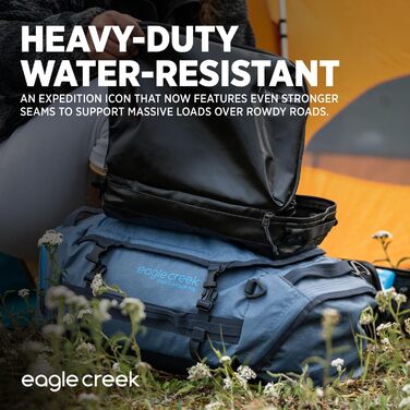 Сумка-баул Eagle Creek Cargo Hauler 40 л, стійка до води та зносу, з переробленого поліестеру, Glacier Blue