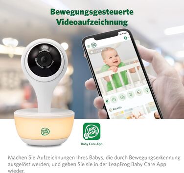Радіоняня LeapFrog LF2423 з камерою, відеодисплей 2.8