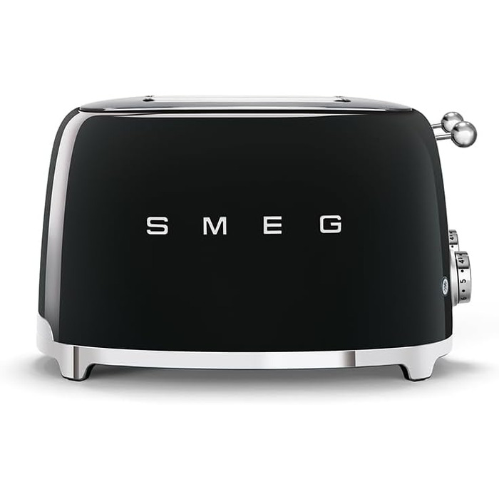 Тостер Smeg TSF03WHEU 4-камерний білий, 6 рівнів підсмажування, функція розморожування та підігріву, 2000 Вт