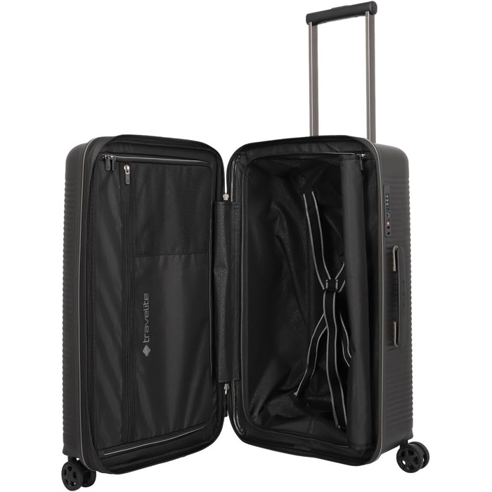 Чемоданний набір Travelite Roomer 2 шт. L/M: міцні валізи з TSA замком, розширювана валіза M (66 см), чорний