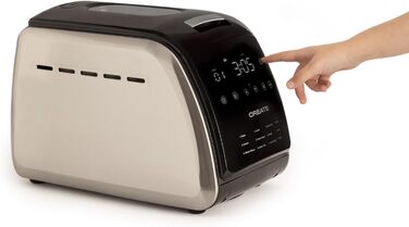 Хлібопічка CREATE Chef Bread, 850 Вт, 12 програм, LCD-дисплей, таймер 15 годин, з аксесуарами