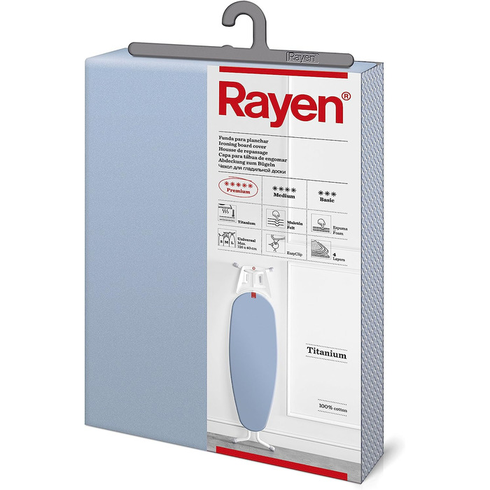 Rayen 6157.03 Чохол для прасувальної дошки 130x47 см, синій