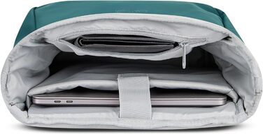 Рюкзак Johnny Urban Henry ролтоп, водостійкий, з відділенням для ноутбука 15L, бірюзовий, для жінок та чоловіків, для університету та роботи