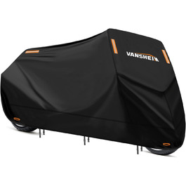 Водонепроникний чохол для мотоцикла та скутера VANSHEIM XXL 295x105x125 см, захисна накидка для вулиці