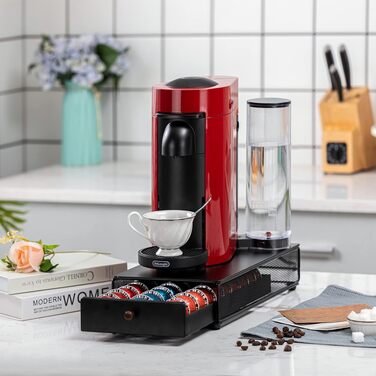 Органайзер-підставка для капсул кави Reisratten для Nespresso Vertuo, на 30 капсул, чорний