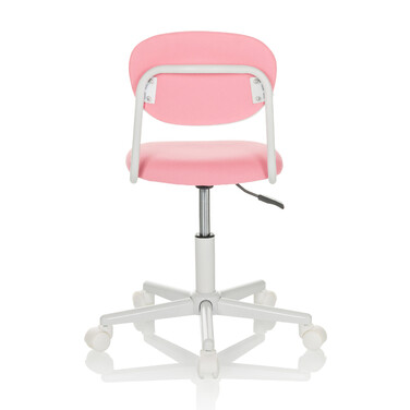 Дитячий письмовий стілець / дитячий поворотний стілець KIDDY BASE I тканина рожева hjh OFFICE