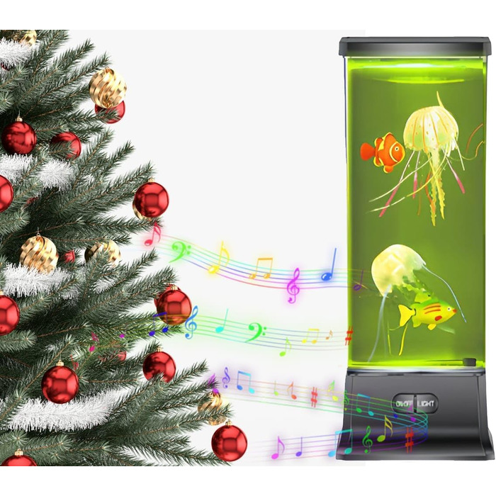 Музична лава-лампа COLORLIFE з ефектом медуз, Bluetooth-динаміком та сенсорним керуванням — ідеальний подарунок для дітей та дорослих