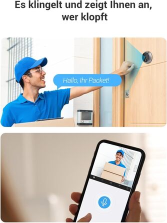 EZVIZ відеодомофон з Wi-Fi, акумулятором 4600 мА·год, 4,3