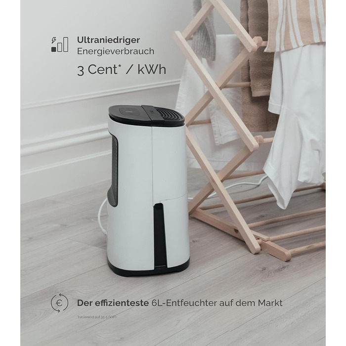 Meaco MeacoDry Arete® Two 25L: Повітряний осушувач та очищувач з HEPA-фільтром H13, Wi-Fi, інтелектуальні режими (вугільний фільтр, 5 років гарантії)