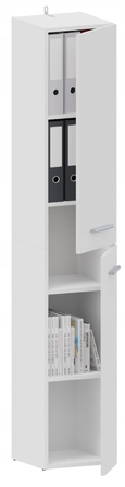 Стелаж Matkam Bodo, 30 x 175 x 30 см, білий