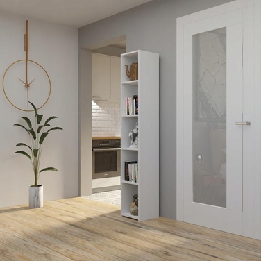 Стелаж Matkam 30 см x 180 см x 30 см, білий