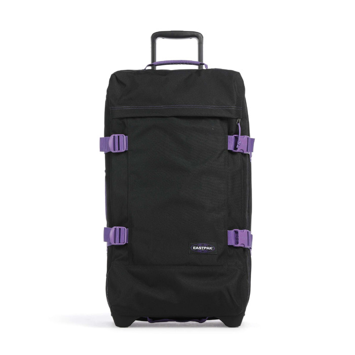 Валіза Eastpak Tranverz M 78L (67x35.5x30 см) на колесах, легкий дорожній кофер з 2 відділеннями, телескопічною ручкою та TSA-замком, колір Vineyard