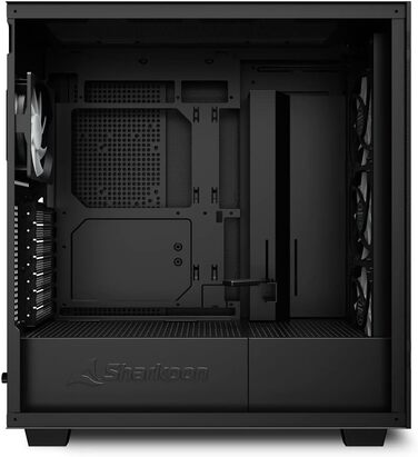 Корпус для ПК Sharkoon Rebel C50 RGB ATX чорний з підсвіткою