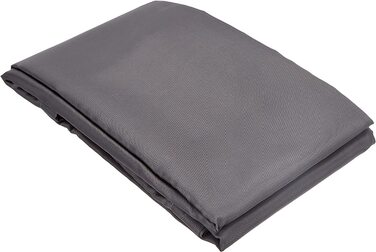 Комплект Sealskin Easy Roll: штанга для душової завіси, хром-матова, індивідуальне встановлення, алюміній + текстильна завіса Madeira, сіра, 240x200 см