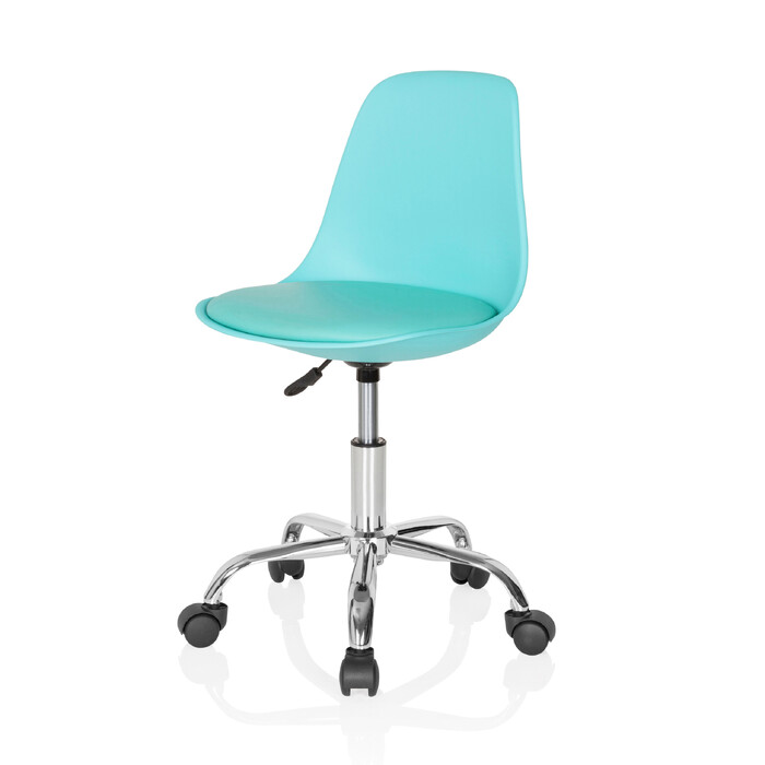 Дитячий стілець-крісло FANCY II, обертовий, бірюзовий, hjh OFFICE